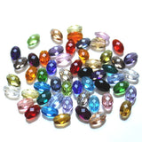 200pcs 9x6mm Oval Austria Crystal Glass Beads for DIY Jewelry Making