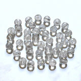 StreBelle 6mm 100pcs Round Austria Faceted Crystal Glass Beads