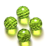 StreBelle 6mm 100pcs Round Austria Faceted Crystal Glass Beads