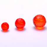 StreBelle 6mm 100pcs Round Austria Faceted Crystal Glass Beads