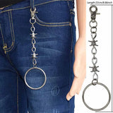 Big Ring Key Chain Rock Punk Hipster Kpop Accessory