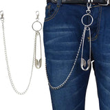 Big Ring Key Chain Rock Punk Hipster Kpop Accessory