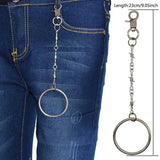 Big Ring Key Chain Rock Punk Hipster Kpop Accessory