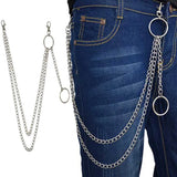 Big Ring Key Chain Rock Punk Hipster Kpop Accessory