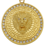 Lion Stainless Steel Gilded Men's Pendant