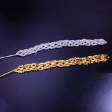 Street Hip-Hop Braided Hair Chain Clips Hair Jewelry Rhinestone Headpiece