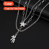 Multi-Layer Hipster Hiphop Necklace Men's Women's Sweater Chains