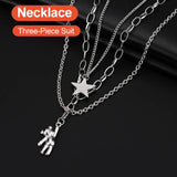 Multi-Layer Hipster Hiphop Necklace Men's Women's Sweater Chains