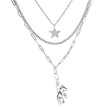 Hipster Hiphop Multi-Layer Sweater Chain - Unisex