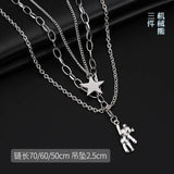 Hipster Hiphop Multi-Layer Sweater Chain - Unisex