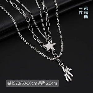 Hipster Hiphop Multi-Layer Sweater Chain - Unisex