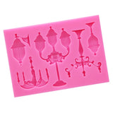 Street Light Silicone Mold Fondant Cake Border Chocolate Mould