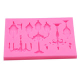 Street Light Silicone Mold Fondant Cake Border Chocolate Mould