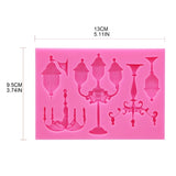 Street Light Silicone Mold Fondant Cake Border Chocolate Mould