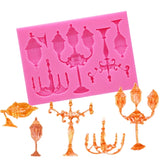 Street Light Silicone Mold Fondant Cake Border Chocolate Mould