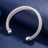 925 Sterling Silver Bracelets for Women Wedding Party Jewelry