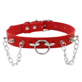 Sexy Fun Bondage Circle Collar Necklace Neckband Collarbone Chain