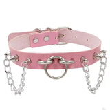 Sexy Fun Bondage Circle Collar Necklace Neckband Collarbone Chain