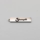 Strength Charm Stainless Steel High Polish Pendant