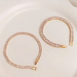 14K True Filled Austrian Zircon Copper Bracelets DIY Jewelry Making Accessories