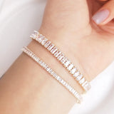 14K True Filled Austrian Zircon Copper Bracelets DIY Jewelry Making Accessories