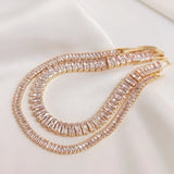 14K True Filled Austrian Zircon Copper Bracelets DIY Jewelry Making Accessories