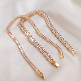 14K True Filled Austrian Zircon Copper Bracelets DIY Jewelry Making Accessories