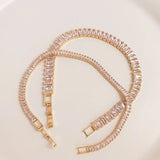 14K True Filled Austrian Zircon Copper Bracelets DIY Jewelry Making Accessories