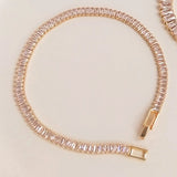 14K True Filled Austrian Zircon Copper Bracelets DIY Jewelry Making Accessories
