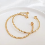 14K True Filled Bead Needle With Half Hole Copper Bracelets DIY Jewelry Making