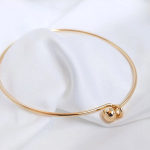 14K Filled Circle Screw Copper Bracelets Bangles DIY Jewelry Making