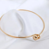 14K Filled Circle Screw Copper Bracelets Bangles DIY Jewelry Making