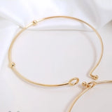 14K True Filled Manual Bead Copper Bracelets Bangles DIY Jewelry Making