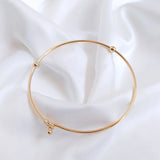 14K True Filled Manual Bead Copper Bracelets Bangles DIY Jewelry Making