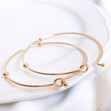 14K True Filled Manual Bead Copper Bracelets Bangles DIY Jewelry Making