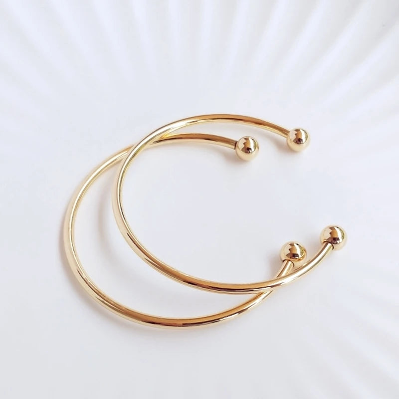 14K True Filled Copper Bracelets Cuff Bangles DIY Jewelry Making