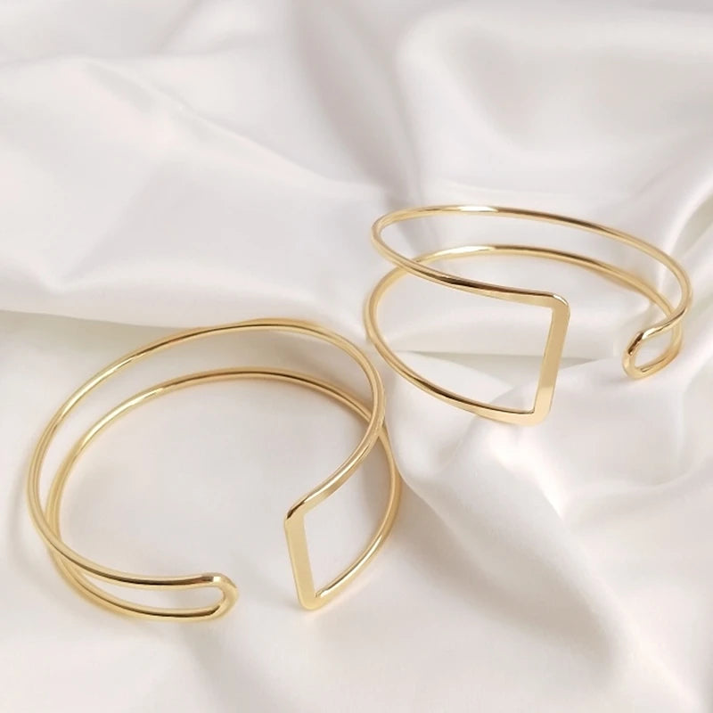 14K True Filled Copper Bracelets Cuff Bangles