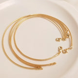 Memory Rebound Copper Bracelets Bangles DIY Jewelry Making Accessories