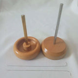 Wooden Bead Spinner Holder for Seed Beads Jewelry Making Tools