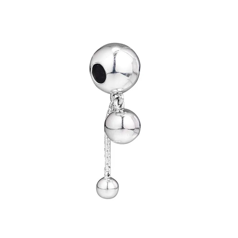 Beads Dangle Charms 925 Sterling Silver for Chain Bracelets