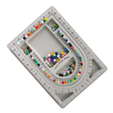 Bead Chain DIY Organizer Board Accessories Bracelet Necklace Craft Beading Tray