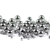 Stainless Steel Spacer Beads Round Metal Ball Loose Beads 3/4/6/8MM