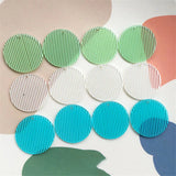 30pcs Resin Geometry Charms Accessory 30mm DIY Jewelry Findings