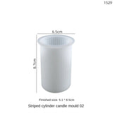 Stripe-shaped Silicone Mold for Candle and Jewelry DIY