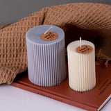 Striped Candle Silicone Mold Scented Wax Mould DIY Craft Home Decor