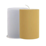 Striped Candle Silicone Mold Scented Wax Mould DIY Craft Home Decor