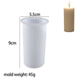 Striped Candle Silicone Mold Scented Wax Mould DIY Craft Home Decor