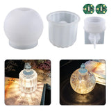 Striped Oval Chandelier Ornament Storage Silicone Mould DIY