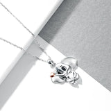 925 Silver Elephant Pendant Animal Necklace Jewelry Gift