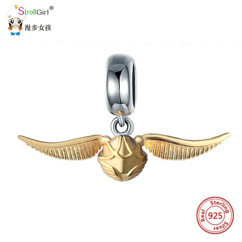 Strollgirl Oxidation Hat Charm 925 Sterling Silver Beads